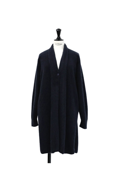 Long Cardigan in raccoon  Navy