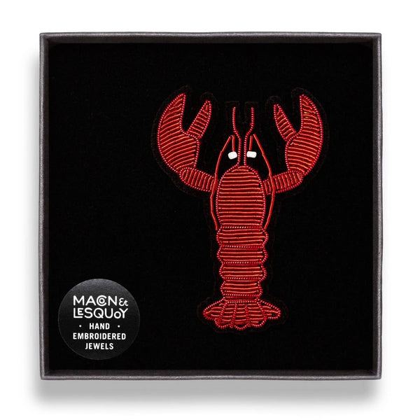 Homard Orange Brooch Pin