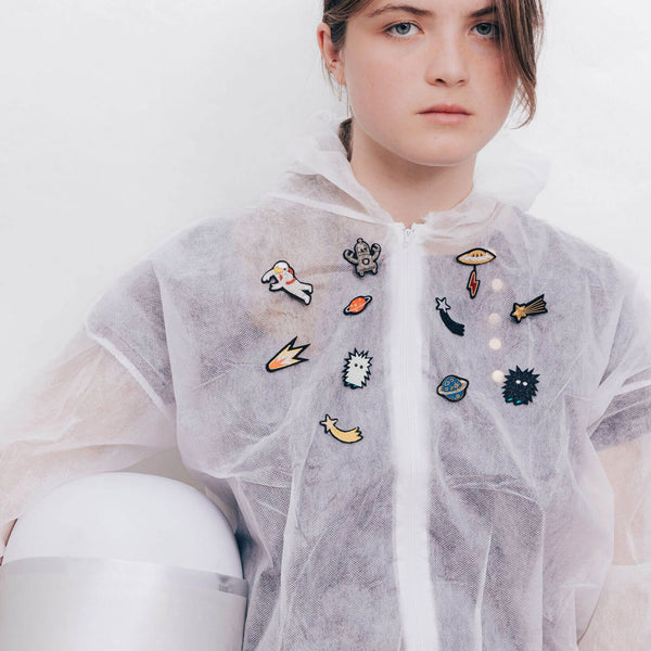 Robot Brooch Pin