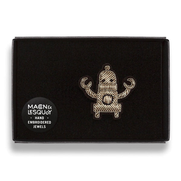 Robot Brooch Pin