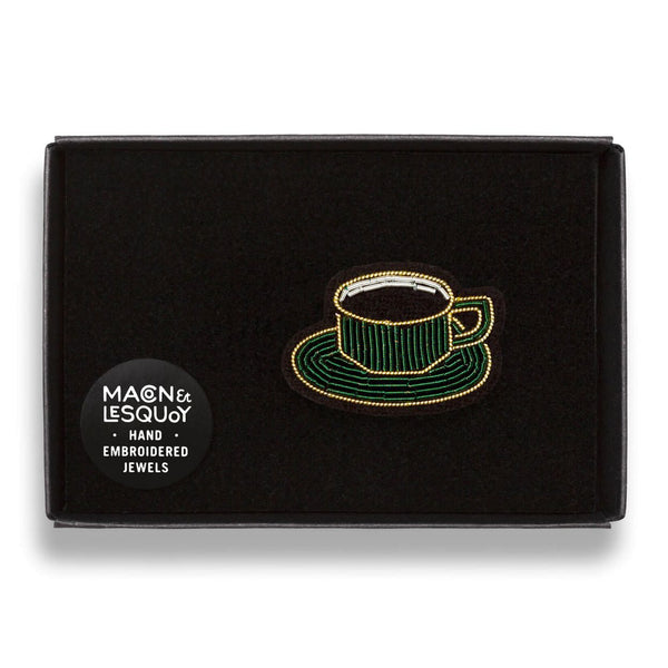 Tasse de Café Brooch Pin