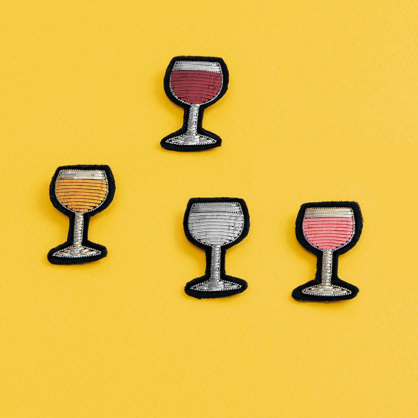 Verre de Vin Brooch Pin