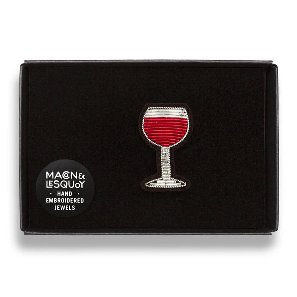 Verre de Vin Brooch Pin