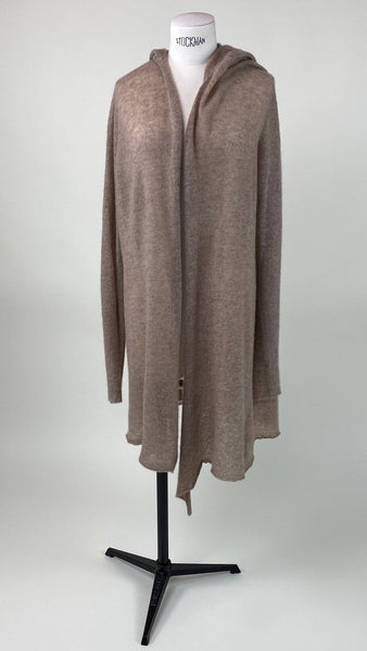 Hooded Long Sleeve Cardigan Ice Violet
