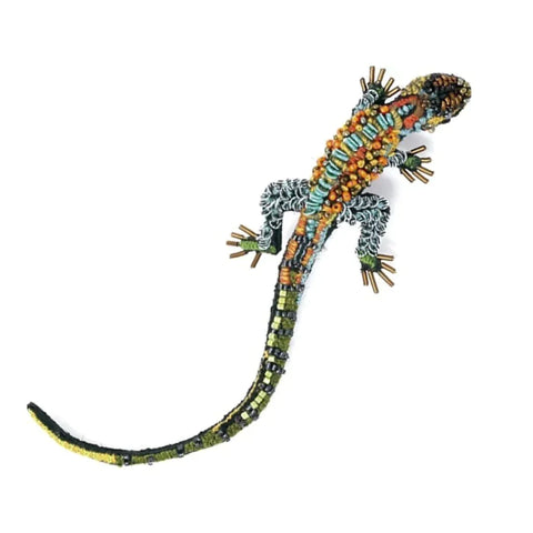 Caiman Lizard Brooch Pin