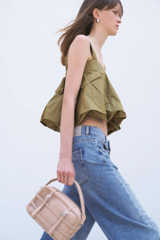Genny Popeline Strap Top