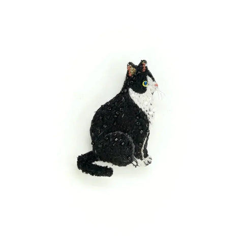 Main Coon Cat Brooch Pin