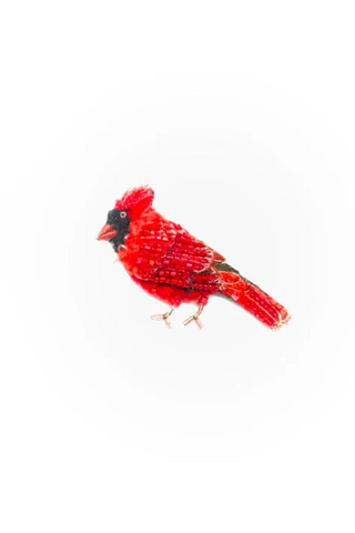Common Cardinal Brooch Pin