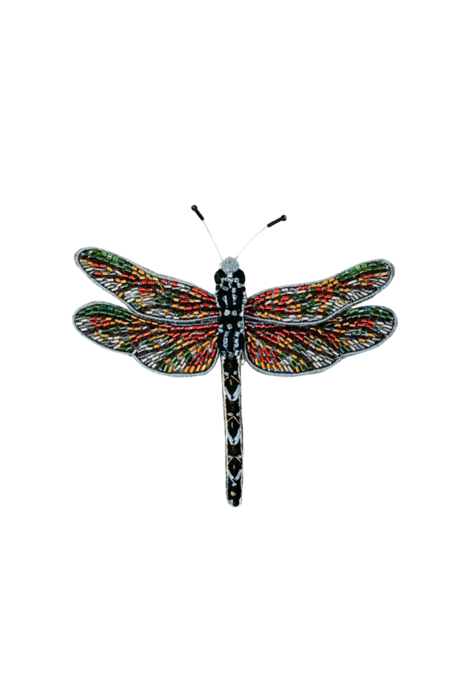 Wandering Glider Dragonfly Brooch Pin