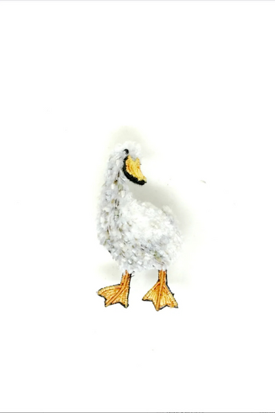 Waddling Duck Brooch Pin