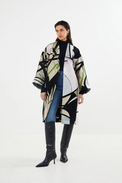 Insa Tapestry Jacquard Coat