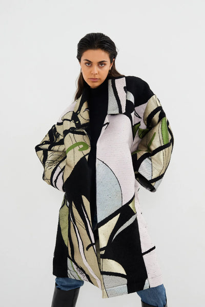 Insa Tapestry Jacquard Coat