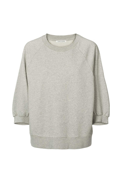 Nona Sweat Raglan Top Grey Melange