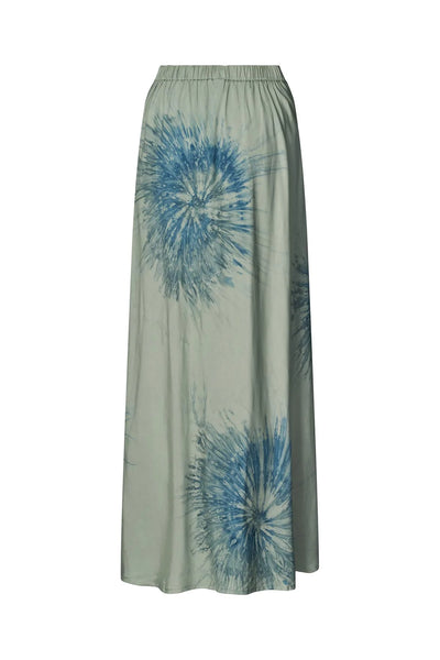 Willis Cartwheel Long A-line Skirt Ocean Combo