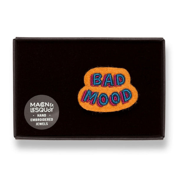 Bad Mood Brooch Pin