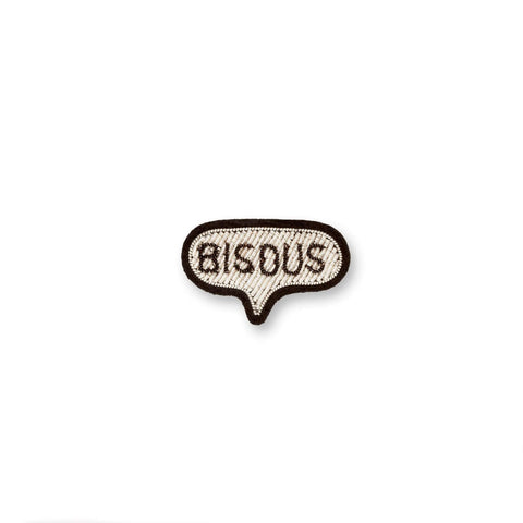 Bisous Argent Brooch Pin