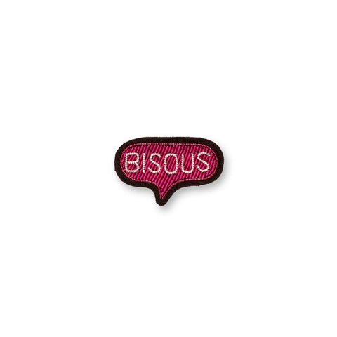 Bisous Fuchsia Brooch Pin