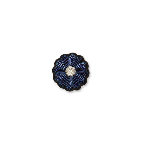 Mini Marguerite Bleue Brooch Pin