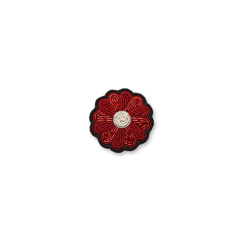 Mini Marguerite Rouge Brooch Pin