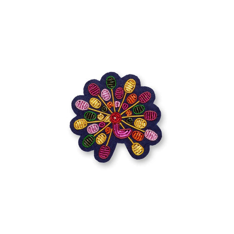 Multico-Paon Brooch Pin