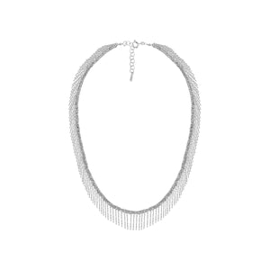 MLS550 Silver Grey Necklace