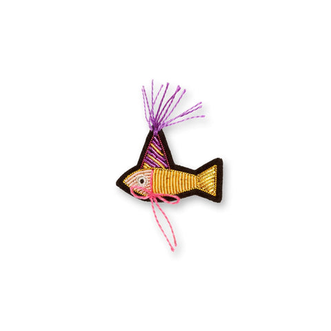 Poisson-Clown Brooch Pin