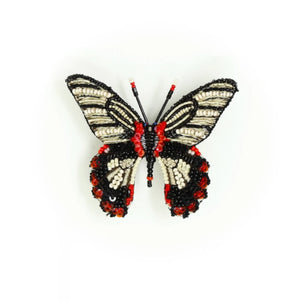 Black Ballerina Butterfly Brooch Pin