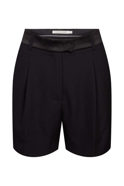 Clea Tailored Black Smoking Shorts