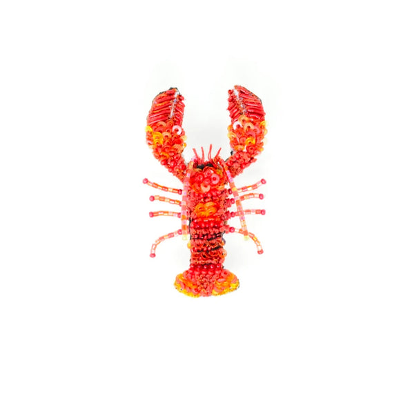 Two Claw Lobster Brooch Pin